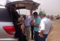 BGI Team & walmart at Mallam site visit